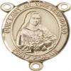 14K Gold Filled Our Lady of the Railroad Rosary Centerpiece Medal, 3/4 Inch view 1
