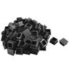 uxcell Plastic Square Tube Inserts End Blanking Caps 30mm x 30mm 100 Pcs Black view 1