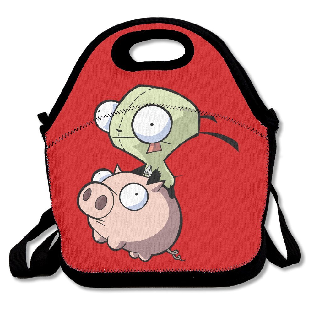 TRYdoo Invader Zim Pig Handbag Lunch Bags Snack Bags