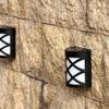 Vista Shops Spotlight Solar Wall Light in Lattice Design view 1