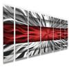 DV8 Studio Infinity Cosmic Energy Red Large Metal Wall Art view 1