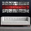 DV8 Studio Infinity Cosmic Energy Red Large Metal Wall Art view 3