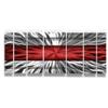 DV8 Studio Infinity Cosmic Energy Red Large Metal Wall Art view 4