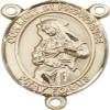 14K Gold Filled Our Lady of Providence Rosary Centerpiece Medal, 3/4 Inch view 1
