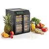 Excalibur RES10 10-Tray Electric Food Dehydrator with Smart Digital Controller Features Two Drying Zones with Adjustable Time and Temperatures Program and Save 30 Recipes Made in USA, 10-Tray, Black view 4