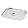 TKG Corporation AHTA203 Don Nam 18-8 Hotel Cover with Pan Handle for 1/2, 1/2, 18-8 Stainless Steel view 1