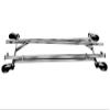 Commercial Grade Single Rail Rolling Salesman's Collapsible Garment Sales Rack view 4