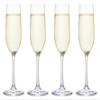 ADERIA 8617 IPT Plaisile Flute Champagne Glasses, Clear, 6.9 fl oz (170 ml), Set of 4, Made in Japan, Dishwasher Safe, Break-Resistant, Wine, Cocktail, Sparkling, Stylish, Brandy, Champagne, White view 1