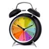 4 Inch Creative Fashion Cartoon Quiet Night Light Students Children Alarm Clock-Lemon (Black) view 1