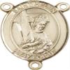 14K Gold Filled Saint Helen Rosary Centerpiece Medal, 3/4 Inch view 1