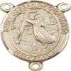14K Gold Filled Saint Joseph of Cupertino Rosary Centerpiece Medal, 3/4 Inch view 1