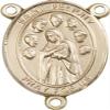 14K Gold Filled Saint Felicity Rosary Centerpiece Medal, 3/4 Inch view 1