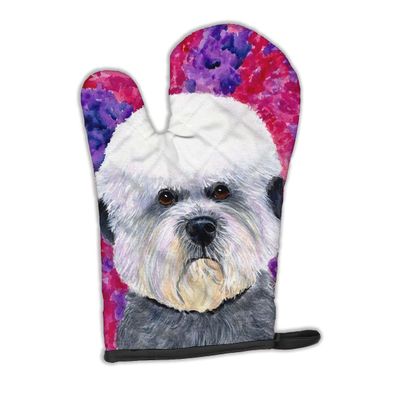 Caroline's Treasures SS8656OVMT Dandie Dinmont Terrier Oven Mitt Heat Resistant Thick Oven Mitt for Hot Pans and Oven, Kitchen Mitt Protect Hands, Cooking Baking Glove