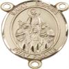14K Gold Filled Saint Sophia Rosary Centerpiece Medal, 3/4 Inch view 1