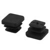 uxcell Plastic Square Design Tube Insert End Blanking Cover Cap 10x10mm view 2