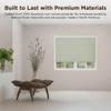 BlindDen - Room Darkening Honeycomb Shades - Blackout Blinds - Blinds for Indoor Windows - Window Shades - Gray Mist view 3