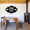 BBQ Wall Decals Stickers ID013, Black, 15 Inches view 2