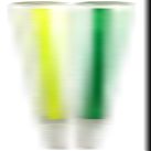 Aoba Clear Chopsticks, Dishwasher Safe, Smart Green, 9.1 inches (23 cm)