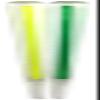 Aoba Clear Chopsticks, Dishwasher Safe, Smart Green, 9.1 inches (23 cm) view 1