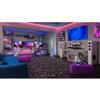Joy Carpets Neon Lights Dynamo 6' x 6' Indoor Area Rug in Color Fluorescent view 2