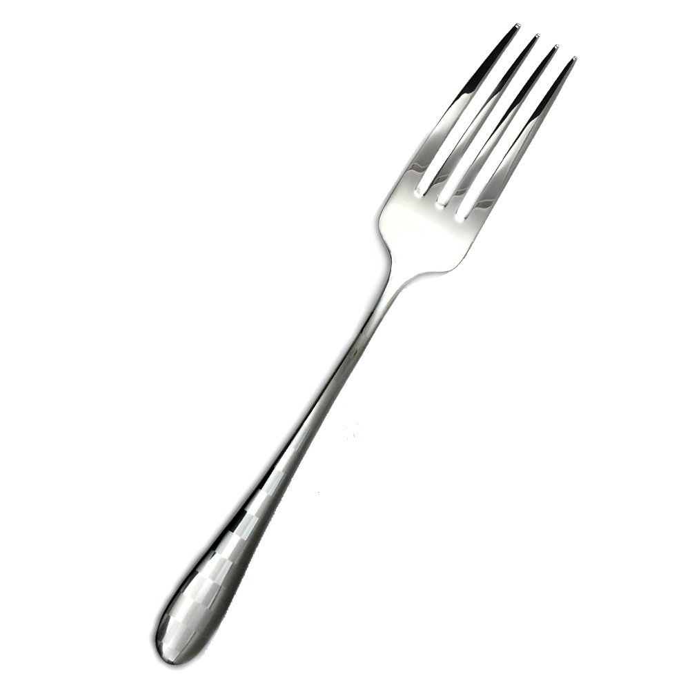 Boxy 7-54-3 Dessert Fork, 18-8 Stainless Steel (Handle Satin Finish)