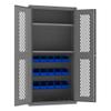 Durham EMDC36242S15B5295 Bin Cabinet, 72" Overall Height, 36" Overall Width, Total Number of Bins 15 view 1