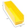 QUANTUM STORAGE SYSTEMS QSB206YL STORE-MORE Part Organizer Yellow Bins 24" L x 7" W x 6" H 8 Pack view 2