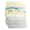 Disposable Guest Hand Towels with Ribbon - Embossed with a Gold Martini Glasses - 750ct view 1