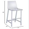 BOWERY HILL 30" Acrylic Bar Stool in Clear (Set of 2) view 3