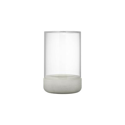 Blomus Candle Holder, M, Stone, Grey, H 20 cm,  12 cm
