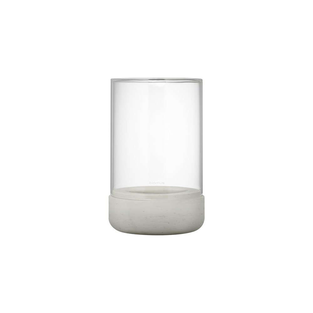 Blomus Candle Holder, M, Stone, Grey, H 20 cm,  12 cm