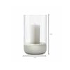 Blomus Candle Holder, M, Stone, Grey, H 20 cm,  12 cm view 3