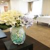 Aderia Tsugaru Vidro F-71742 Hydrangea Flower Vase, Large 4.3 x 7.1 inches (11 x 18 cm), Made in Japan view 3
