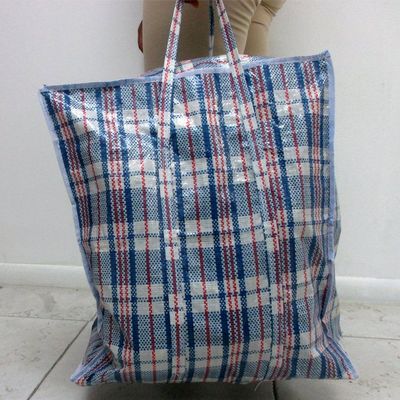 2 Large Tote Storage Bag Reusable Shopping Groceries Laundry Organizing Zippered