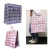 2 Large Tote Storage Bag Reusable Shopping Groceries Laundry Organizing Zippered view 2