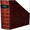 Taupe  Magazine File Foolscap Folio Burgundy view 1