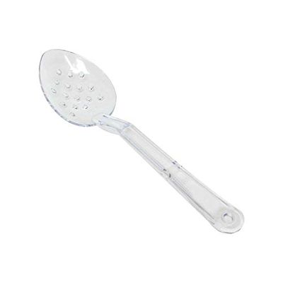 Excellante 13" Serving Spoon, Perforated, Clear(12Piece), Clear