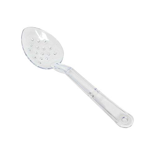 Excellante 13" Serving Spoon, Perforated, Clear(12Piece), Clear
