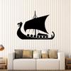 DesignToRefine Vinyl Wall Decal Viking Ships Barbarian Kids Art Boy Room Stickers (250ig) Brown view 1