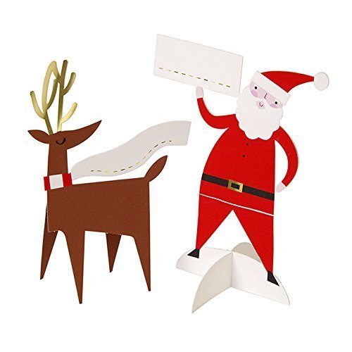 Santa & Reindeer Place Cards by Meri Meri