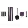 HUJI Rust Resistant Bronze Toilet Brush Holder with Lid Perfect Bathroom Bowl Cleaning Set Gift for House Warming or College Dorms Accessories (1, Bronze Toilet Brush) view 4