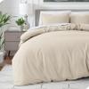 Bare Home Bedding Duvet Cover Queen Size - Premium 1800 Super Soft Collection - Lightweight, Cooling Duvet Cover - Soft Breathable Bedding (Queen, Sand) view 1