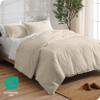Bare Home Bedding Duvet Cover Queen Size - Premium 1800 Super Soft Collection - Lightweight, Cooling Duvet Cover - Soft Breathable Bedding (Queen, Sand) view 4