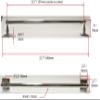 Richelieu Hardware - 14443 - Pack of 4 units - Value Pack - Bentley Collection - Chrome Finish view 4