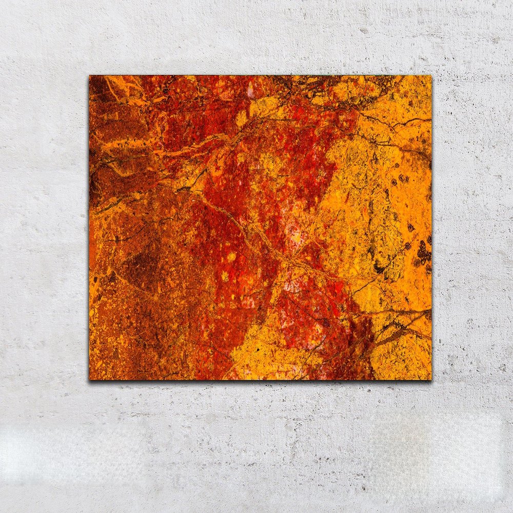 Abstract Rock Art Canvas Print, 20x30 or 32x48 Gallery Wrap 'Bone Sunset II' (32x48 Inches)
