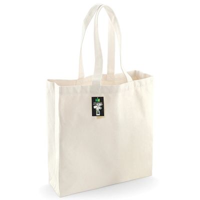 Westford Mill 623 Fairtrade Classic Shopper, Natural