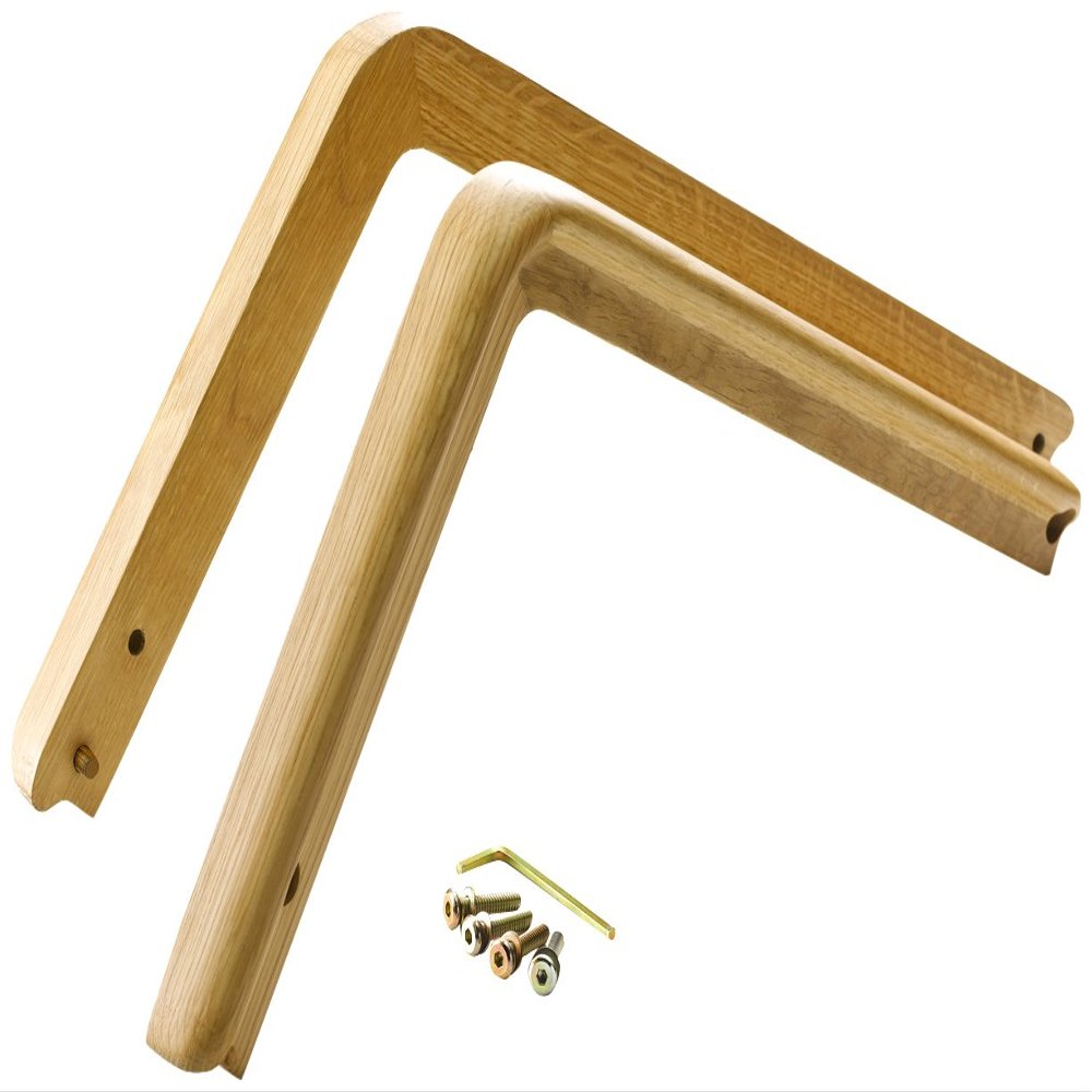 (Asahiwood) Bosco Plus AR84001B-PN800 Krone LD Chair Arm Set, 18.9 inches (48 cm), Natural
