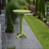 A & L Furniture Round bar Table with 2" Umbrella Hole, Lime view 1