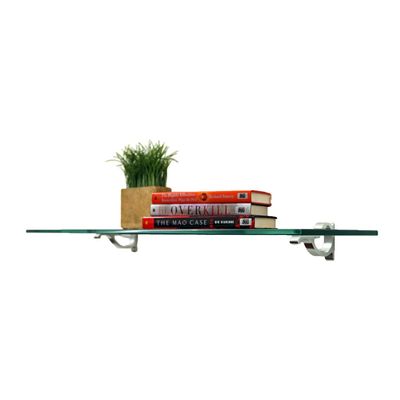 Spancraft Glass M-10x33-Brushed Bronze Monarch Glass Shelf, Brushed Bronze, 10" x 33"