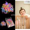 1000Pcs Multipurpose Mix Color Elastic TPU Rubber Bands Hairband Holders Tie Gum view 3